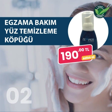 Egzama Bakım Yüz Temizleme Köpüğü